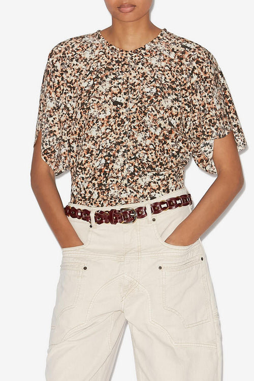 Karlita Printed Silk Top Karlita Printed Silk Top