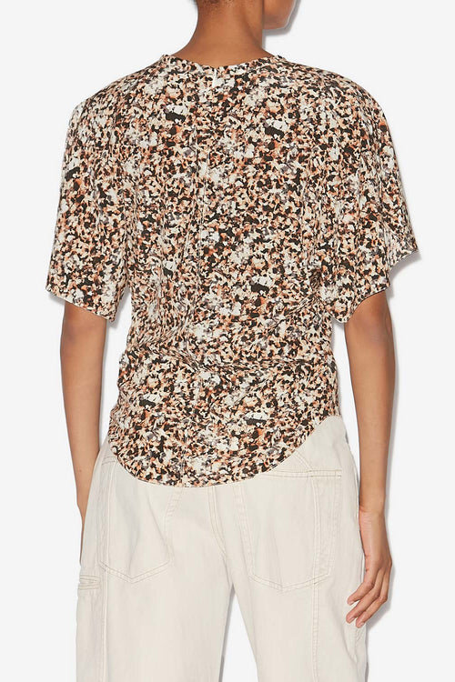Karlita Printed Silk Top Karlita Printed Silk Top