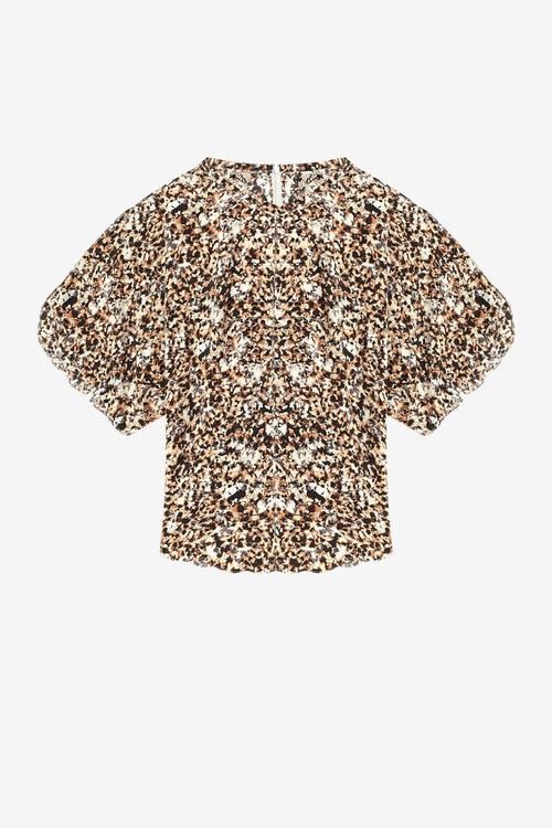 Karlita Printed Silk Top Karlita Printed Silk Top