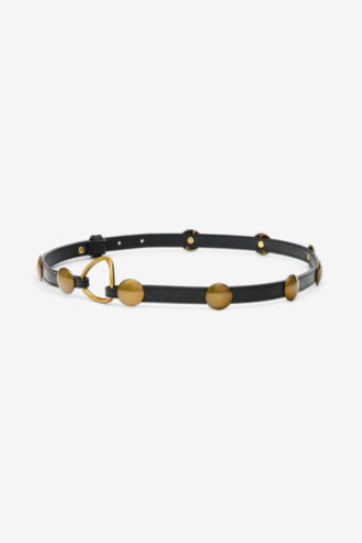Karlo Embellished Leather Belt