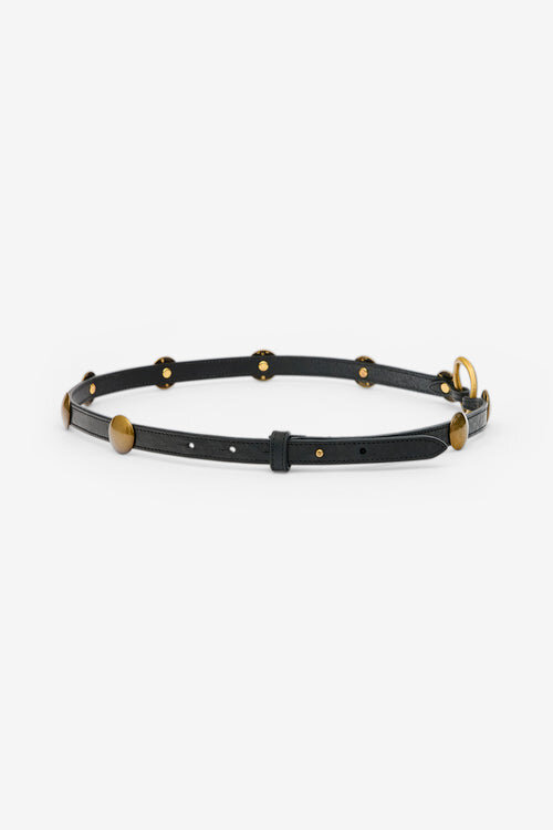 Karlo Embellished Leather Belt Karlo Embellished Leather Belt
