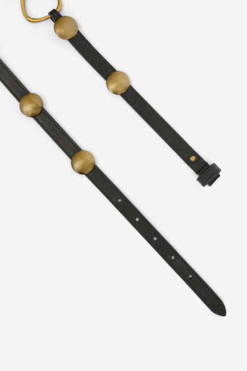 Karlo Embellished Leather Belt Karlo Embellished Leather Belt