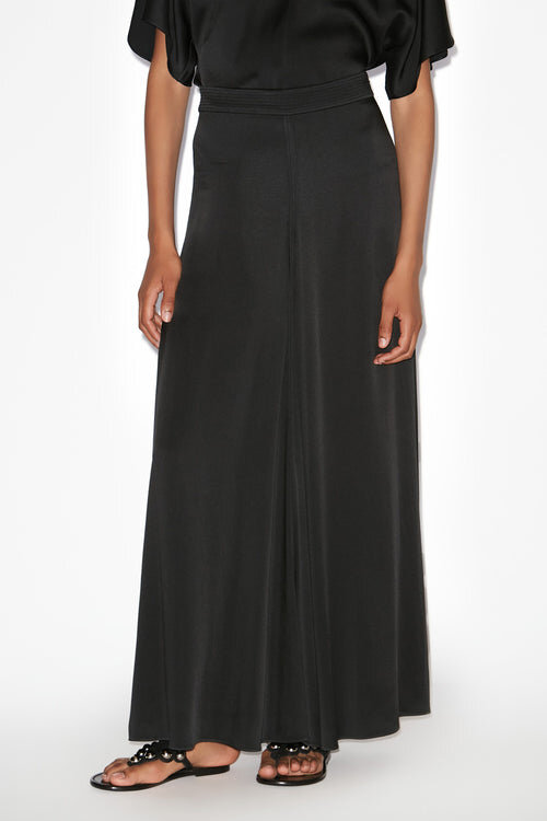 Kayana Long Satin Skirt Kayana Long Satin Skirt
