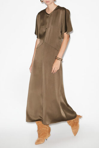 Keany Long Satin Dress