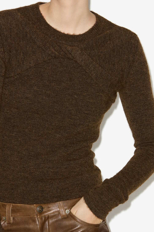 Kern Draped Knit Sweater Kern Draped Knit Sweater