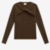 Kern Draped Knit Sweater Kern Draped Knit Sweater