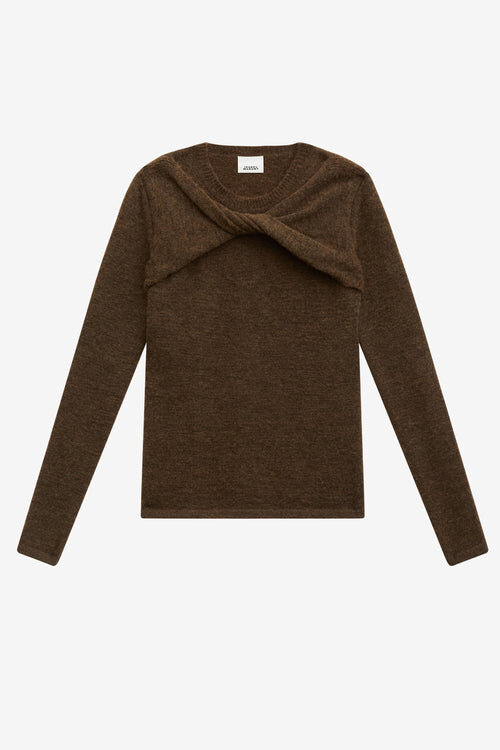 Kern Draped Knit Sweater Kern Draped Knit Sweater