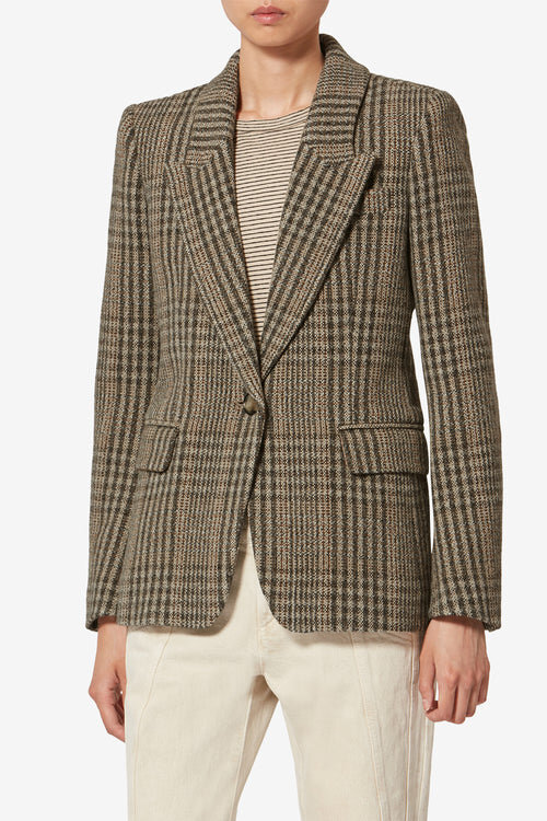 Kerstin Checkered Virgin Wool Suit Jacket Kerstin Checkered Virgin Wool Suit Jacket