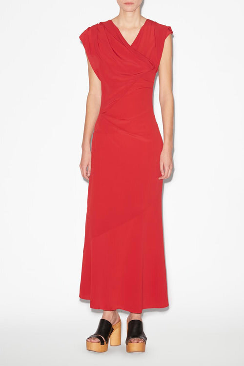 Kidena Long Dress with Short Sleeves Kidena Long Dress with Short Sleeves