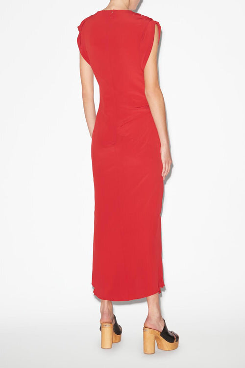 Kidena Long Dress with Short Sleeves Kidena Long Dress with Short Sleeves