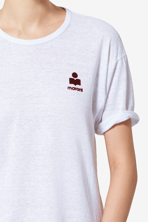 Koldia Linen T-Shirt with Logo Koldia Linen T-Shirt with Logo