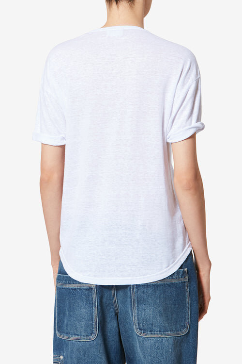 Koldia Linen T-Shirt with Logo Koldia Linen T-Shirt with Logo