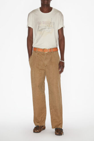 Kostin Coated Cotton Pants