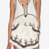 Kourtney Embroidered Gauze Top Kourtney Embroidered Gauze Top