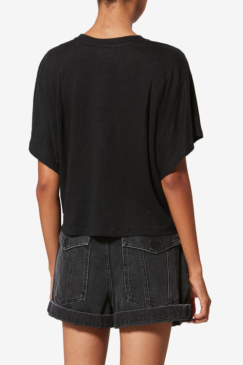 Kyanzae Linen T-Shirt with Logo Kyanzae Linen T-Shirt with Logo