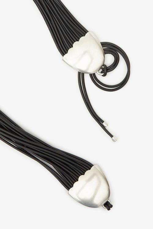 Lambskin Leather Tie Belt Lambskin Leather Tie Belt