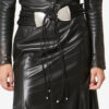 Lambskin Leather Tie Belt Lambskin Leather Tie Belt