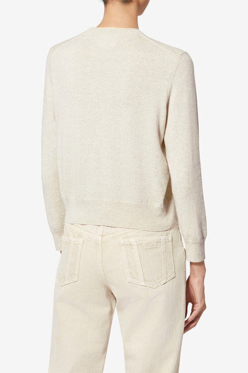 Lanta Two-Toned Cotton and Wool Sweater Lanta Two-Toned Cotton and Wool Sweater