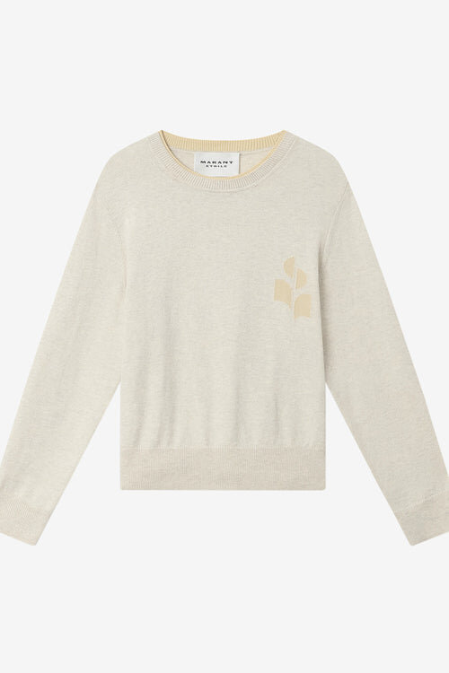 Lanta Two-Toned Cotton and Wool Sweater Lanta Two-Toned Cotton and Wool Sweater