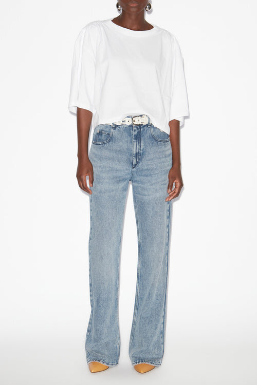 Laurea Short Plain-Colored Cotton T-Shirt Laurea Short Plain-Colored Cotton T-Shirt