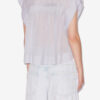 Leaza Pleated Cotton Voile Top