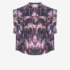 Leaza Printed Pleated Cotton Voile Top