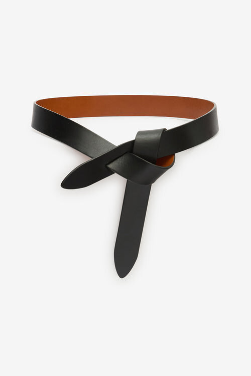Lecce Smooth Leather Tie Belt Lecce Smooth Leather Tie Belt
