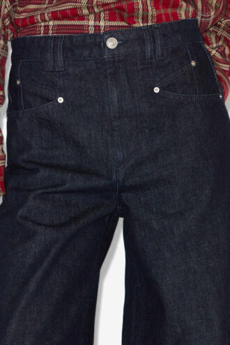 Lemony Wide-Leg Jeans