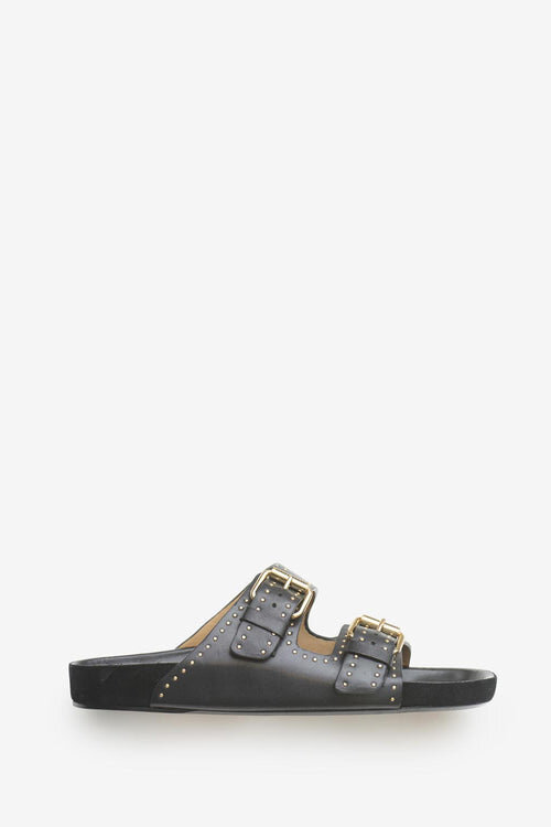 Lennyo Open-Toed Leather Sandals Lennyo Open-Toed Leather Sandals