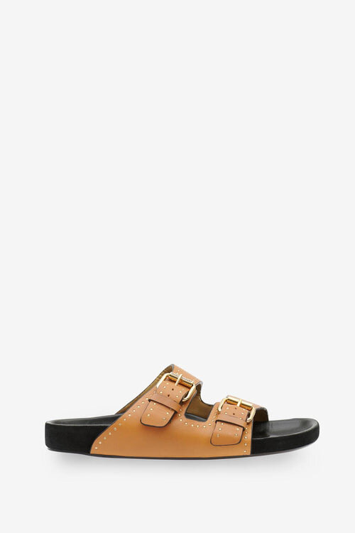 Lennyo Open-Toed Leather Sandals Lennyo Open-Toed Leather Sandals