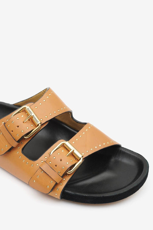 Lennyo Open-Toed Leather Sandals Lennyo Open-Toed Leather Sandals