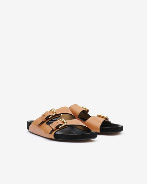 Lennyo Open-Toed Leather Sandals Lennyo Open-Toed Leather Sandals