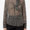 Leona Printed Muslin Blouse Leona Printed Muslin Blouse