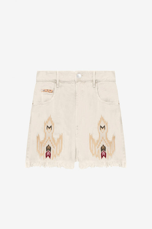 Lesia Short Embroidered Denim Shorts Lesia Short Embroidered Denim Shorts