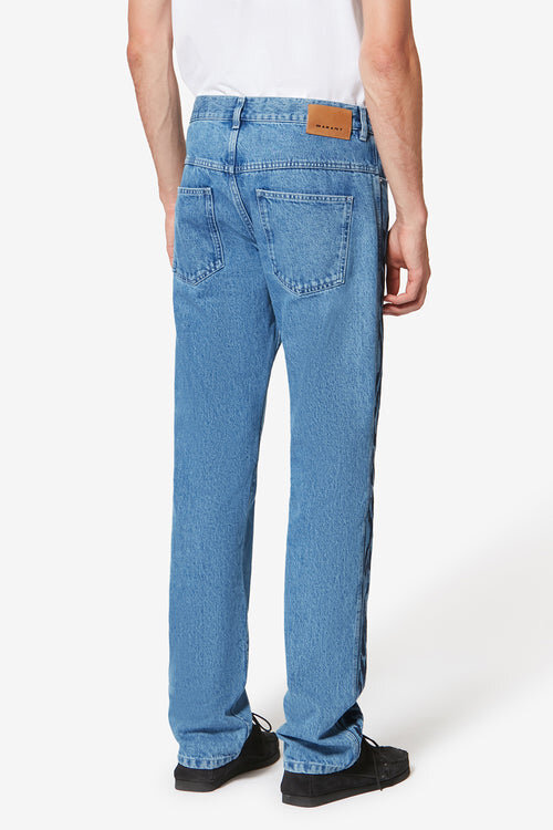Lewys 5-Pocket Embroidered Denim Jeans Lewys 5-Pocket Embroidered Denim Jeans