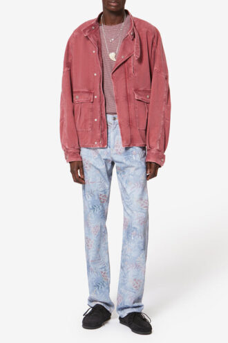 Lewys 5-Pocket Printed Denim Jeans