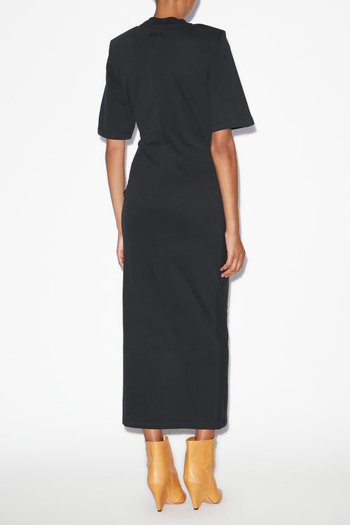 Lexia Plain-Colored Cotton Midi T-Shirt Dress Lexia Plain-Colored Cotton Midi T-Shirt Dress
