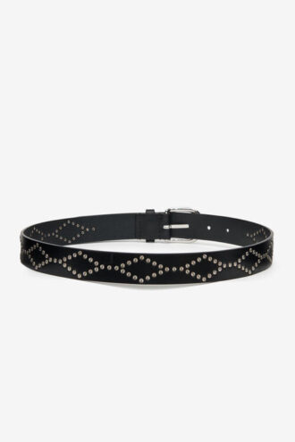 Liliana Studded Leather Belt Liliana Studded Leather Belt