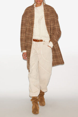 Limiza Checkered Wool Coat