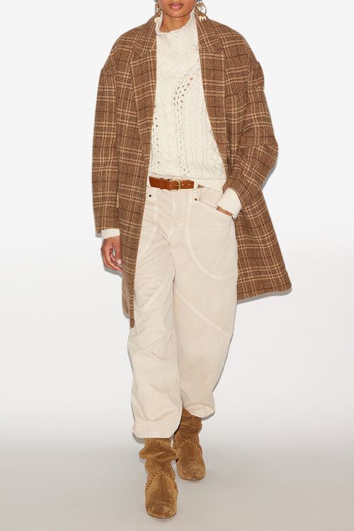 Limiza Checkered Wool Coat Limiza Checkered Wool Coat