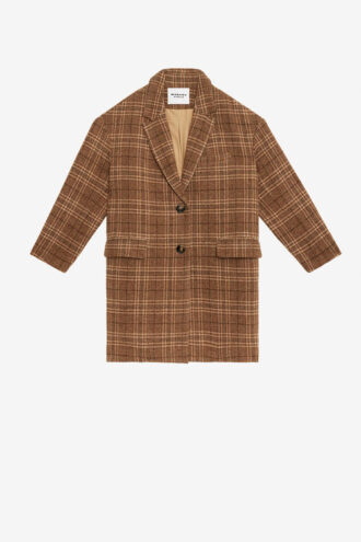 Limiza Checkered Wool Coat