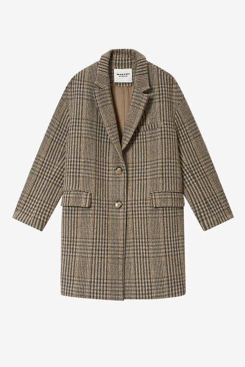 Limizia Prince-Of-Wales Check Virgin Wool Coat Limizia Prince-Of-Wales Check Virgin Wool Coat