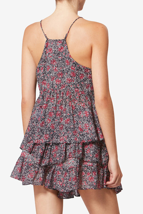 Lirhetta Strappy Printed Organic Cotton Voile Top Lirhetta Strappy Printed Organic Cotton Voile Top