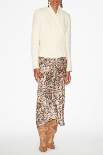 Lisanne Midi Skirt in Printed Silk Lisanne Midi Skirt in Printed Silk