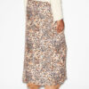 Lisanne Midi Skirt in Printed Silk