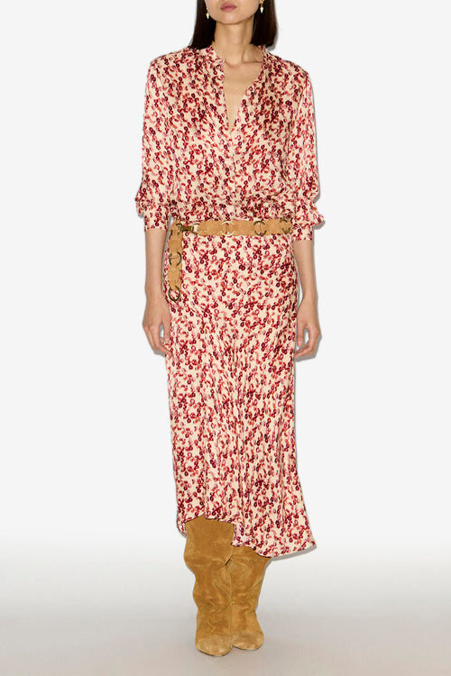 Lisanne Patterned Jacquard Midi Skirt Lisanne Patterned Jacquard Midi Skirt