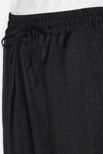 Liska Pleated Glen Plaid Wool Pants Liska Pleated Glen Plaid Wool Pants