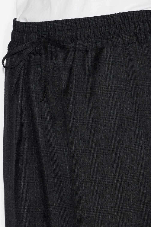 Liska Pleated Glen Plaid Wool Pants Liska Pleated Glen Plaid Wool Pants