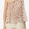 Loeva Asymmetrical Printed Muslin Top Loeva Asymmetrical Printed Muslin Top