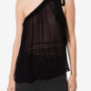 Loeva Asymmetrical Printed Muslin Top Loeva Asymmetrical Printed Muslin Top